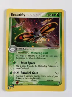 Pokemon: Beautifly 2/109 Rare Holo. EX Ruby & Sapphire. LP/PL - Image 1
