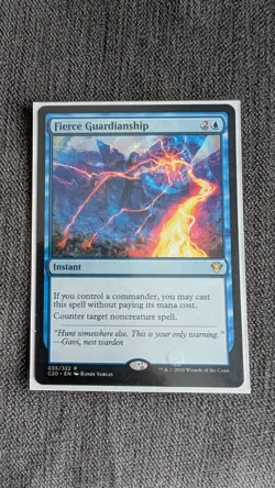 MTG Fierce Guardianship Commander 2020 035/322 Regular Rare - Image 1