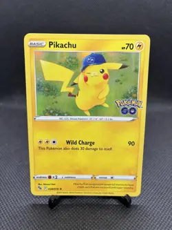 Pikachu 028/078 Holo Rare Pokemon Go Card TCG - Near Mint - Image 1