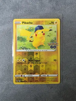 Pokemon TCG Pikachu Pokemon Go 028/078 Reverse Holo Rare NM Near Mint Nintendo - Image 1