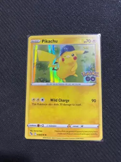 Pokemon Card Pikachu Pokemon GO Holo Rare 028/078 Near Mint - Image 1