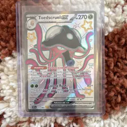 Pokemon TCG Toedscruel ex 213/091 Paldean Fates Shiny Ultra Rare Holo EN - Image 1