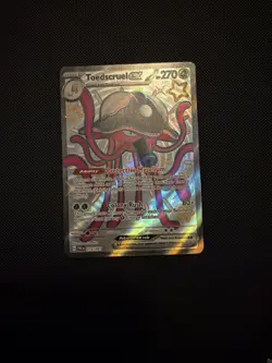 Pokemon TCG Toedscruel EX Paldean Fates Holo Shiny Ultra Rare Card 213/091 - Image 1