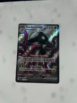 Pokemon TCG Toedscruel EX Paldean Fates Holo Shiny Ultra Rare Card 213/091 - Image 1