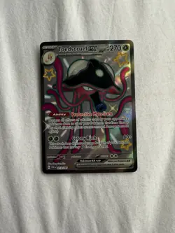 Pokemon TCG Toedscruel EX Paldean Fates Holo Shiny Ultra Rare Card 213/091 - Image 1