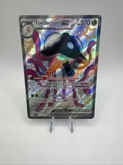 Pokemon TCG Toedscruel EX Paldean Fates Holo Shiny Ultra Rare Card 213/091 - Image 1