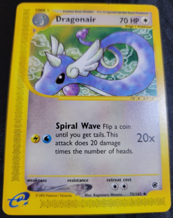 Dragonair # 75/165 Expedition Base Set Pokemon TCG Game Trading Cards LP - Image 1