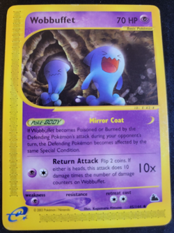 Wobbuffet # 45/144 Skyridge Set Pokemon TCG Game Trading Cards LP - Image 1