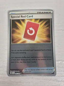082/086 Special Red Card Reverse Holo Card - Chaos Rising - Pokemon TCG ME04 - Image 1