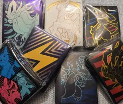 Lot Of 7 Pokemon Card Sleeve Packs 65 Sleeves Per Pack (455 Individual Sleeves) - Image 1