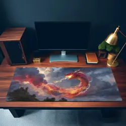 Elemental Chaos Dragon Themed Playmat | Unofficial MTG Playmat | Gift for Gamers - Image 3