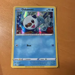 Pokemon TCG - Oshawott - SWSH 222 - 2022SWSH: Black Star Promo - Holo - Image 1