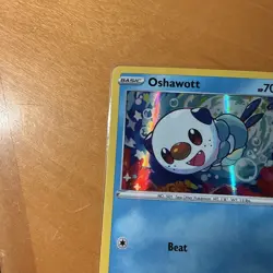 Pokemon TCG - Oshawott - SWSH 222 - 2022SWSH: Black Star Promo - Holo - Image 5