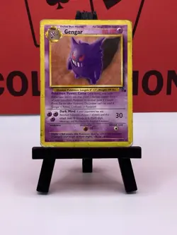 Gengar 20/62 Fossil Rare Regular 1999 WOTC Pokemon TCG HP - Image 2