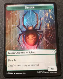 Spider / Illusion Villain Token - SPM - MTG - EN - NM - 0003/0002 - Image 1