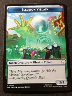 Spider / Illusion Villain Token - SPM - MTG - EN - NM - 0003/0002 - Image 2