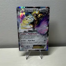 Aegislash EX 65/119 XY-Phantom Forces Ultra Rare Holo Pokemon TCG English 2014 - Image 1