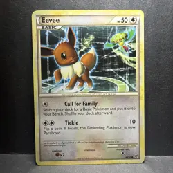 Eevee 48/90 Regular Common 2010 Pokemon HGSS Undaunted - Image 1