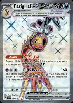 Farigiraf ex 194/162 Holo Ultra Rare Pokemon Temporal Forces - Image 1