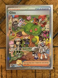Pokemon TCG - Paldean Fates - Clive 236/091 - Special Illustration Rare SIR - Image 1