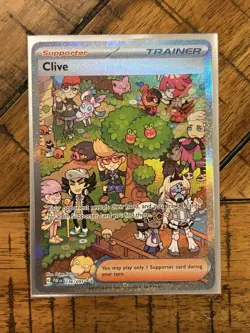 Pokemon TCG - Paldean Fates - Clive 236/091 - Special Illustration Rare SIR - Image 3