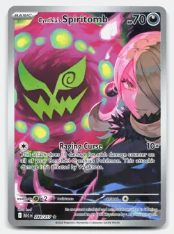 Cynthia's Spiritomb 244/217 Illustration Rare Ascended Heroes Pokemon Near Mint - Image 1