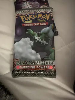 Pokemon TCG Black and White Emerging Powers Booster Pack Sealed Unweighed 820650106293 - Image 1