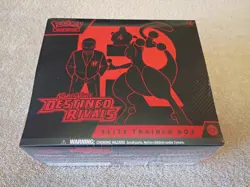Minty Factory Sealed Pokemon Destined Rivals Elite Trainer Box W/ Acrylic Case - Image 2