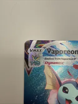 Pokemon Vaporeon VMAX Promo Full Art Rapid Strike Holo SWSH182 - Image 4