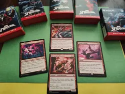 Spider-Man MtG Ghost-Spider, Gwen Stacy 0014 Mythic Rare & Double Trouble 013 +2 - Image 1