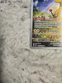 Ampharos 090/086 Me04: Chaos Rising Holo Illustration Rare Pokemon NM - Image 5
