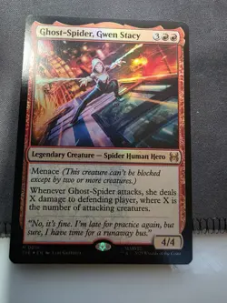 Ghost-Spider, Gwen Stacy Spider-Man: ships today Foil mtg - Image 1