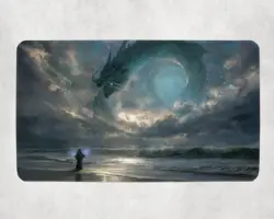 Sky Summoner Mage Themed Playmat | Unofficial MTG Playmat | Gift for Gamers - Image 1