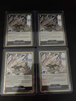 One Piece TCG Ground Death Rare (x4) OP14-096 Playset English/Near Mint - Image 1