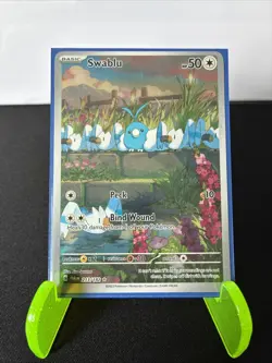 Swablu 213/182 Sv04: Paradox Rift Holo Card Near Mint Condition - Image 1