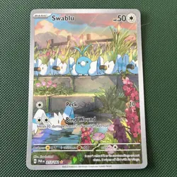 Swablu 213/182 Sv04: Paradox Rift Holo Card Near Mint Condition - Image 1
