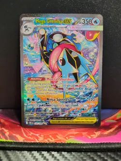 Mega Greninja ex SIR 116/086 Chaos Rising SIR Pokemon TCG (PACK FRESH) - Image 4