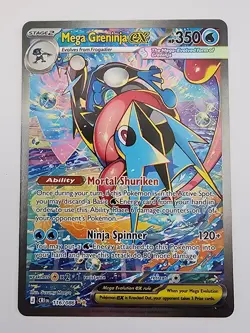 Mega Greninja ex SIR 116/086 Chaos Rising SIR Pokemon TCG (PACK FRESH) - Image 3