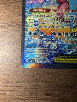 Pokemon TCG Mega Greninja Ex 116/086 SIR Chaos Rising Mint Pack Fresh - Image 5