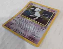 Pokemon Card Mew Holographic Black Star Promo #9 Card WOTC 1999-2000 - Image 4