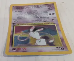 Pokemon Card Mew Holographic Black Star Promo #9 Card WOTC 1999-2000 - Image 5