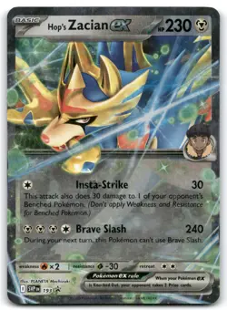 Hop's Zacian ex #SVP193 SV: Scarlet & Violet Promo Cards - Image 1