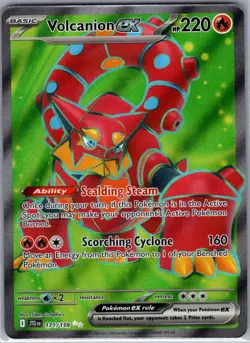Volcanion ex 171/159 SV09: Journey Together - Pokemon Card - NM - Image 1