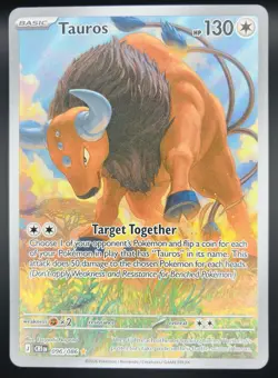 Tauros Holo Chaos Rising 096/086 IR NM Pokemon - Image 1