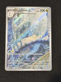 Pokemon TCG Dragonair Illustration Rare Card 181/165 Scarlet & Violet 151 - Image 1
