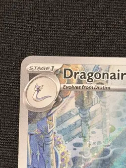 Pokemon TCG Dragonair Illustration Rare Card 181/165 Scarlet & Violet 151 - Image 2