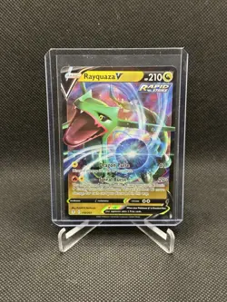 Rayquaza V 110/203 SWSH07 Evolving Skies Ultra Rare Pokemon Card NM/M - Image 1