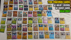 1100+ Pokemon Bulk Card Lot - All Holo/Reverse Holo - No Energy - NM - Image 1