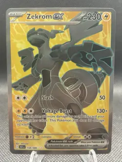 Pokemon TCG Zekrom Black Bolt Holo Full Art Ultra Rare Card 114/114 - Image 1