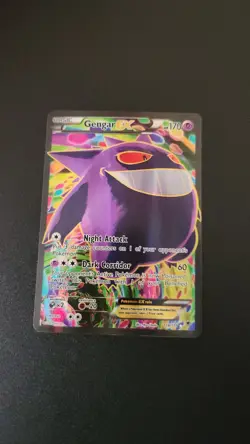 Pokemon TCG Phantom Forces Gengar EX 114 Ultra Rare Full Art Card Nintendo - Image 1